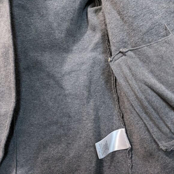 Banana Republic Gray Cardigan Sweater with Zip Pockets, Women's Petite XS / TP - Picture 6 of 13